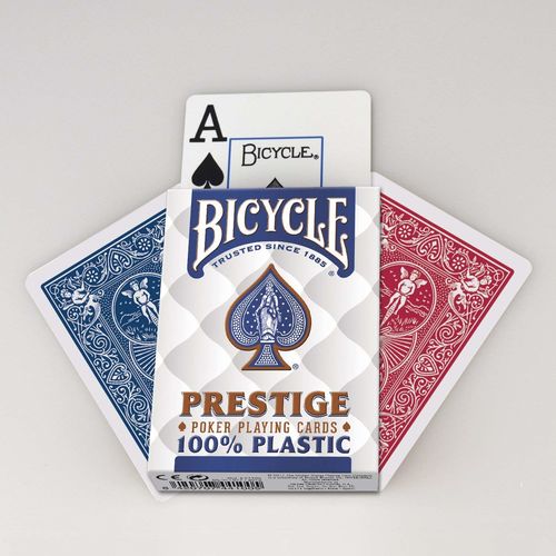 NAIPES POKER BICYCLE PRESTIGE PLASTICO INDICE GRD.