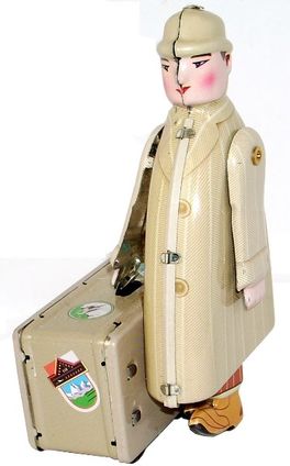 HOMBRE MALETA ABRIGO BEIGE