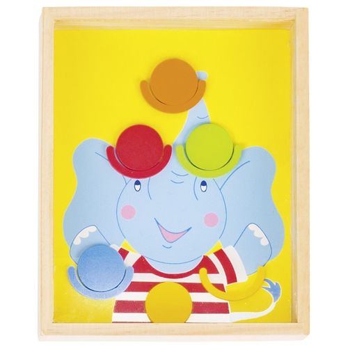 JUEGO PACIENCIA ELEFANTE Y CAMION
