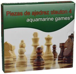 PIEZAS AJEDREZ MADERA