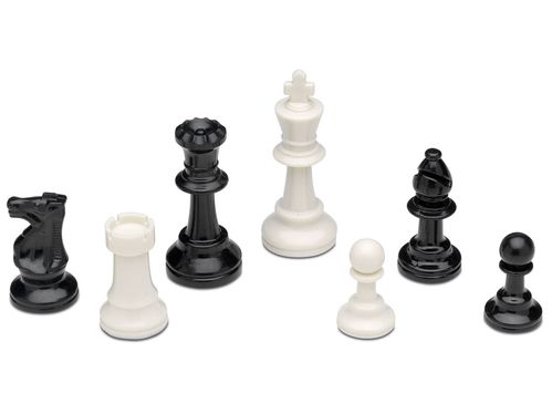 FIGURAS AJEDREZ PLASTICO Nº4 CAJA DE CARTÓN