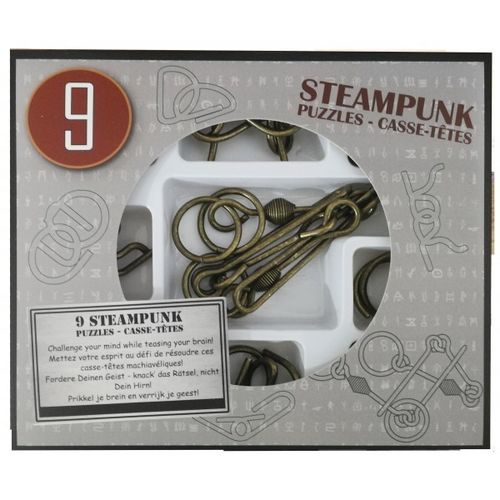 STEAMPUNK PUZZLES SET BRONCE