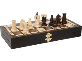 AJEDREZ DE MADERA MARRON