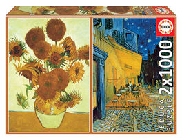 LOS GIRASOLES + NOCHE DE CAFE -VAN GOGH