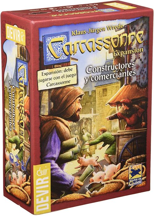 CARCASSONNE  CONSTRUCTORES Y COMERCIANTES