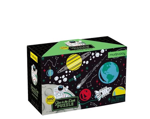 GLOW IN DARK PUZZLE - OUTER SPACE