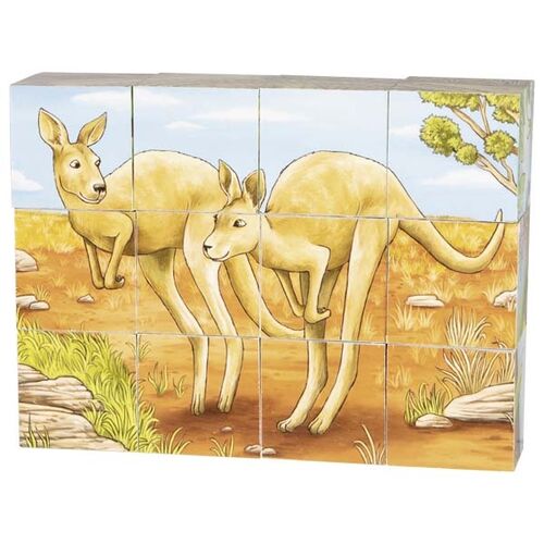 PUZZLE DE DADOS - ANIMALES AUSTRALIANOS