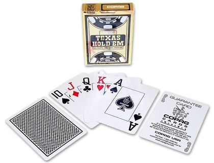 TEXAS HOLD'EM  JUMBO PLASTICO