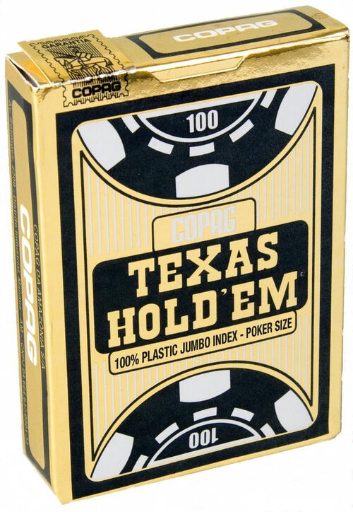 TEXAS HOLD'EM  JUMBO PLASTICO