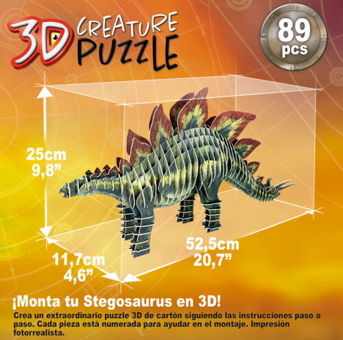 STEGOSAURUS 3D CREATURE