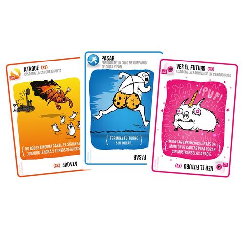 EXPLODING KITTENS EDICION 2 JUGADORES