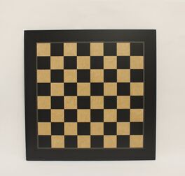 TABLERO AJEDREZ AMARILLO/NEGRO 40CM