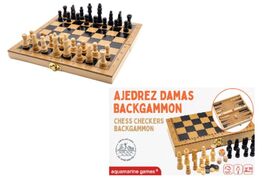 AJEDREZ DAMAS BACKGAMMON FSC