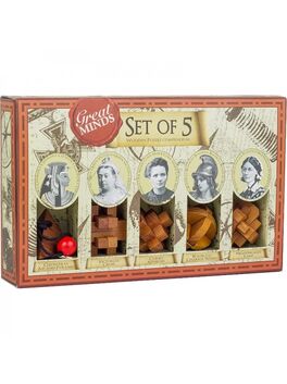 SET DE 5 ROMPECABEZAS DE MADERA - WOMEN