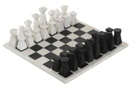 AJEDREZ DE MARMOL DORADO BLANCO