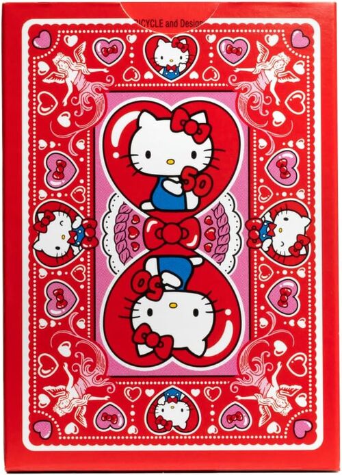 NAIPES BICYCLE HELLO KITTY 50 ANIVERSARIO