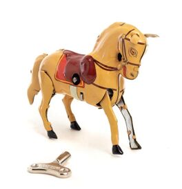 CABALLO AMARILLO HOJALATA